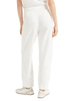Techno Cotton Piqué Sartorial Baggy Trousers