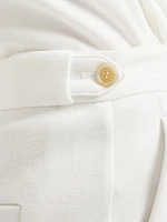 Techno Cotton Piqué Sartorial Baggy Trousers