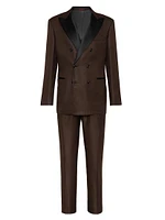 Tuxedo with one and a Half Breasted Jacket Trousers