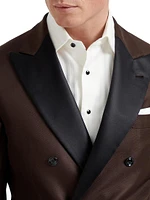 Tuxedo with one and a Half Breasted Jacket Trousers