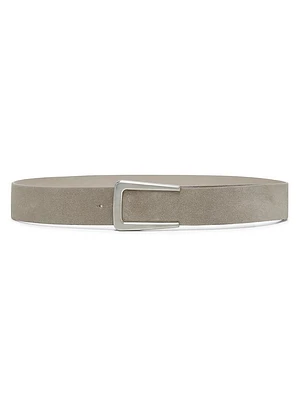 Calfskin Suede Belt