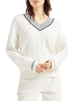 Cotton Flat Rib Sweater