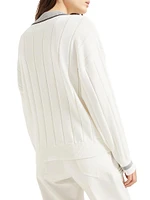 Cotton Flat Rib Sweater