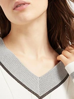 Cotton Flat Rib Sweater