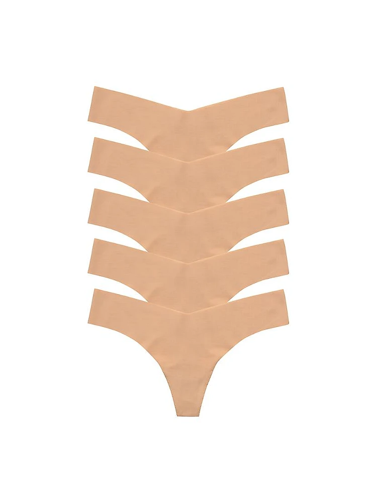 Microfiber 5-Pack Thong Set
