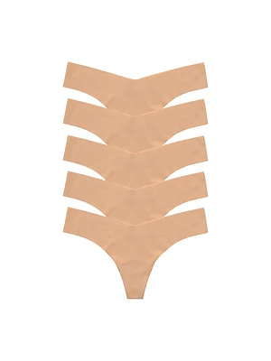 Microfiber 5-Pack Thong Set