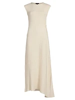 Lina Cotton-Blend Knit Maxi Dress