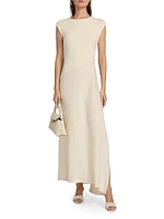 Lina Cotton-Blend Knit Maxi Dress