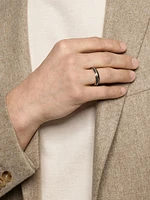 Knife Edge Band Ring 18K Rose Gold