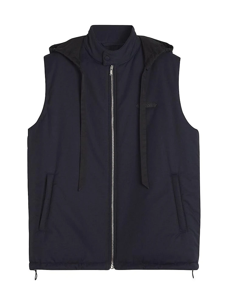 Sleeveless Padded Jacket Technical Cotton