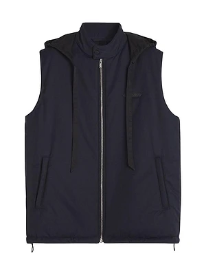 Sleeveless Padded Jacket Technical Cotton