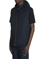 Sleeveless Padded Jacket Technical Cotton