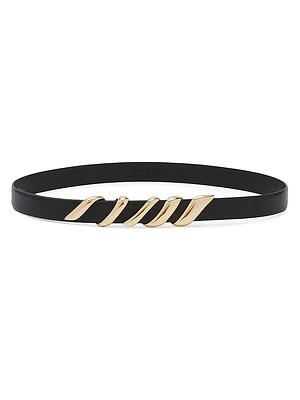Mélodie Ribbon Leather Belt