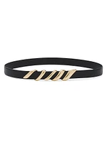Mélodie Ribbon Leather Belt