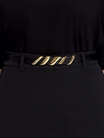 Mélodie Ribbon Leather Belt