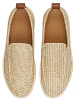Cruiser Raffia Moccasin Loafers