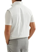 Bonded Nylon Reversible Vest with Logo