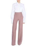 Alina Straight-Leg Trousers