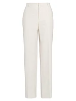 Classic Cotton Straight-Leg Trousers