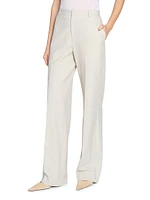 Classic Cotton Straight-Leg Trousers