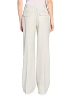 Classic Cotton Straight-Leg Trousers