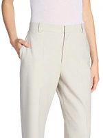 Classic Cotton Straight-Leg Trousers