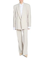 Classic Cotton Straight-Leg Trousers