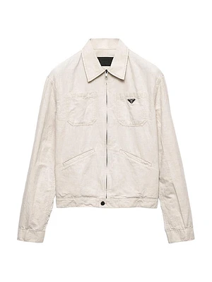 Chambray Blouson Jacket