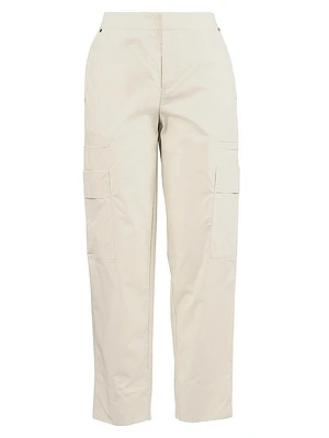 Callie Cotton Poplin Crop Pants