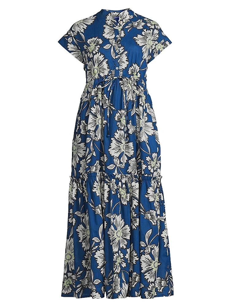Mumi Printed Midi-Dress