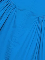 Bader Sleeveless Stretch Poplin Peplum Top