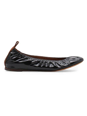 The Ballerina Flats in Patent Leather