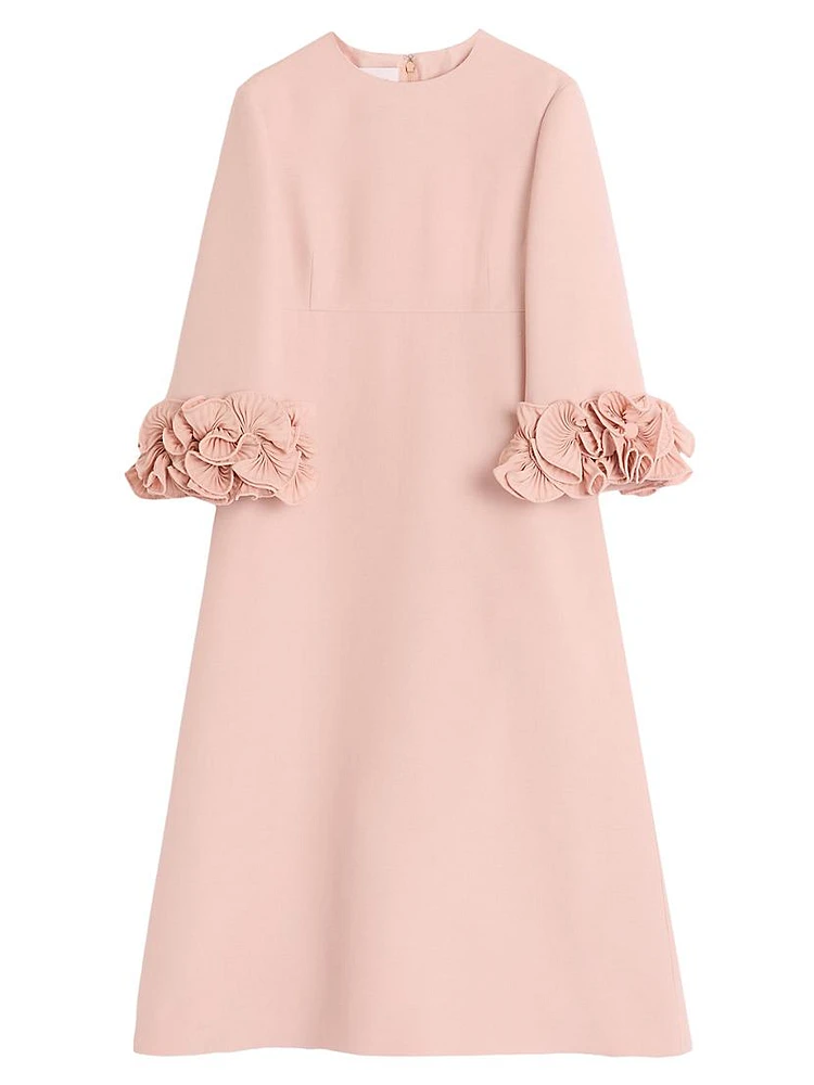 Crepe Couture Midi Dress