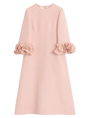 Crepe Couture Midi Dress