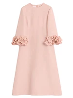 Crepe Couture Midi Dress