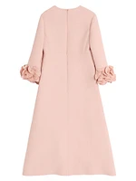 Crepe Couture Midi Dress
