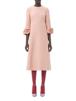 Crepe Couture Midi Dress