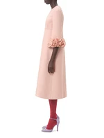 Crepe Couture Midi Dress