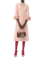 Crepe Couture Midi Dress