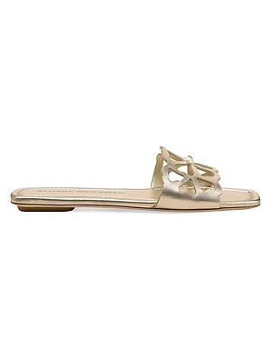 Jasmine Metallic Leather Sandals