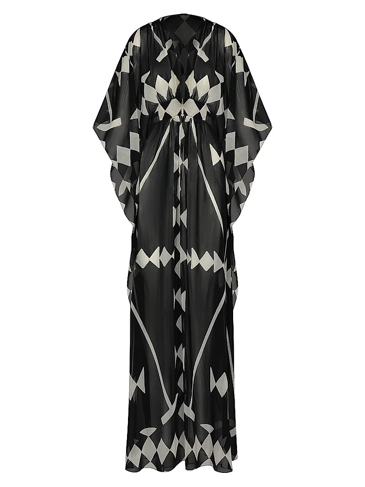 Secret Garden Cover-Up Maxi Dress