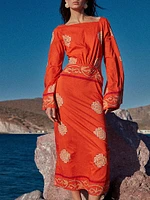 Underwater Sanctuary Ankle Dress