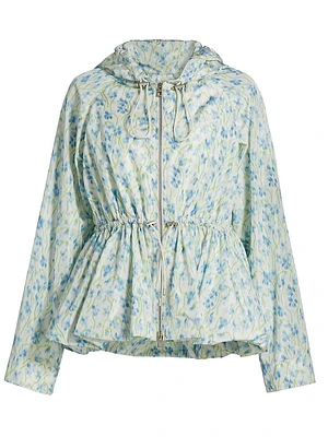 Floral Zip-Front Jacket