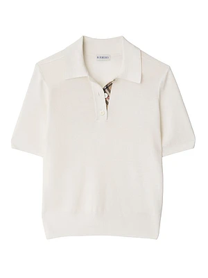Maddie Wool Polo Shirt