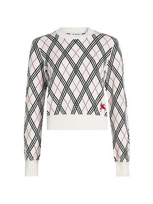 Argyle Cotton Sweater