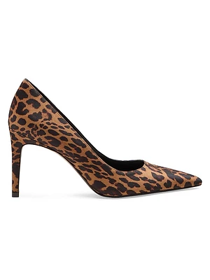 Power 85MM Leopard-Printed Pumps