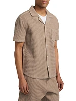 Agoura Cotton Waffle-Knit Shirt