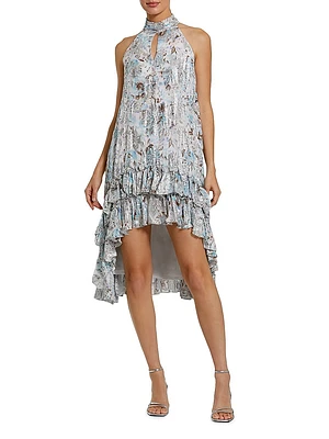 Ieena 2 Ruffled A-Line Minidress
