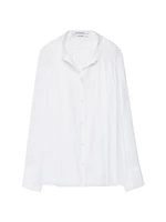 Gathered Voile Blouse