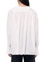 Gathered Voile Blouse